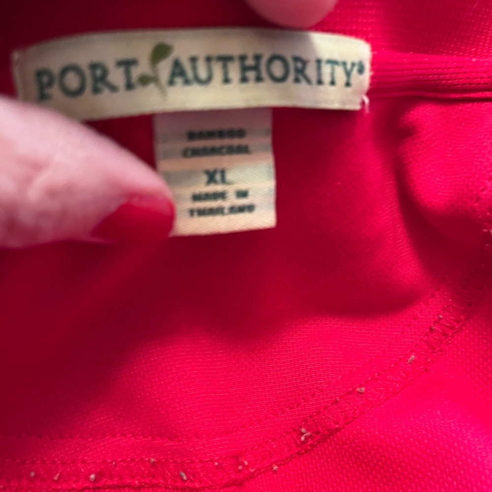 Men’s Port Authority Polo Shirt, Size XL, Red - Picture 12 of 13